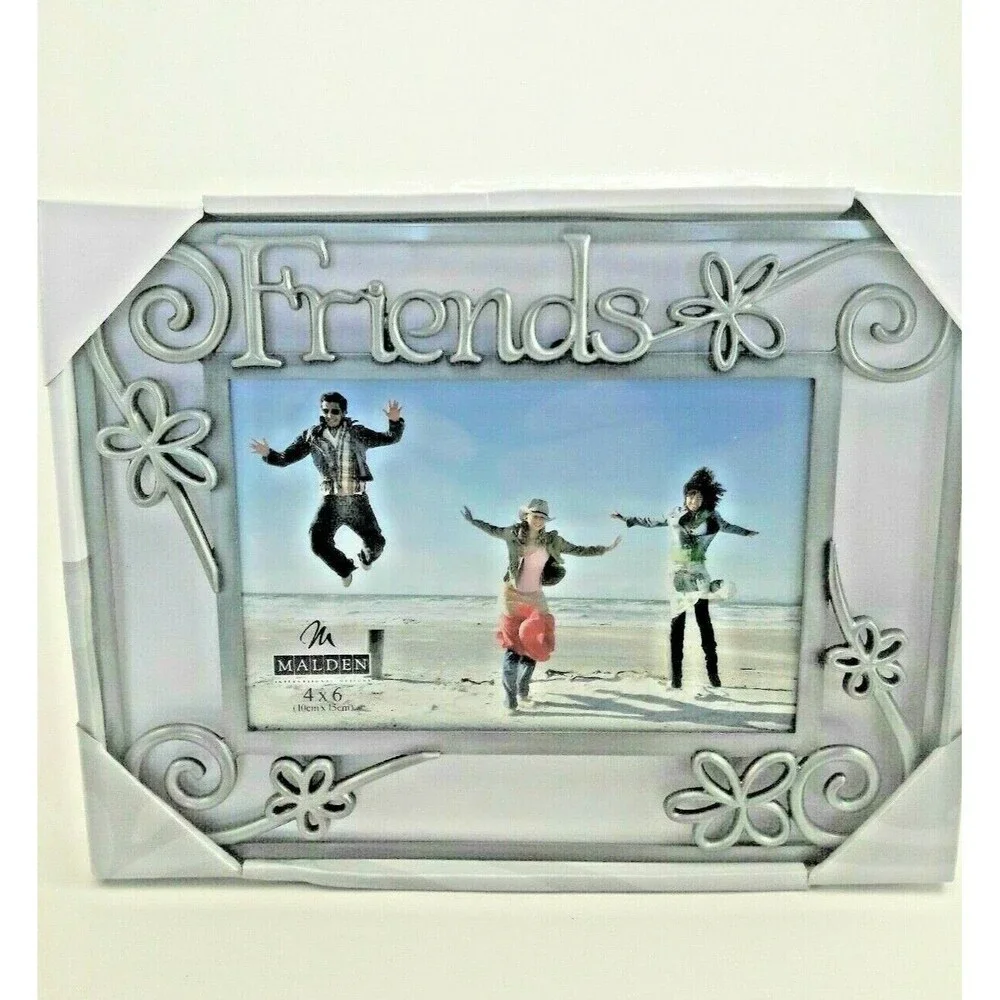 Malden Friends Pierced Die Cast Expressions Frame, 4 by 6-Inch